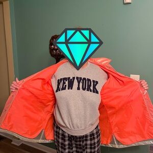 Like new raincoat lined